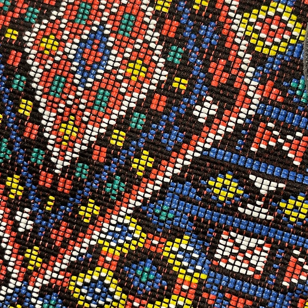 𝕃𝔼𝔸𝕋ℍ𝔼ℝ ℝ𝕆ℂ𝕂 Multicolor Patterned Women's Bag - Picture 4 of 4